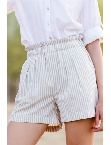 Ivy Cotton Shorts, Grey
