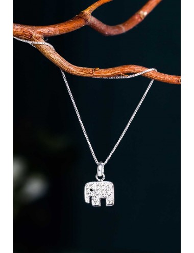 Twinkle Splendid Elephant Necklace