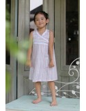 Aria Pastel Linen Dress