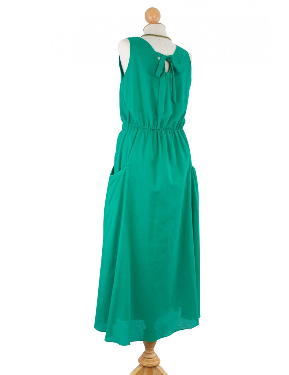 Cotton Dress, Cotton Maxi Dress, Holly Dress, Green