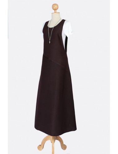 Minion Linen Silk Long Dress, Full French