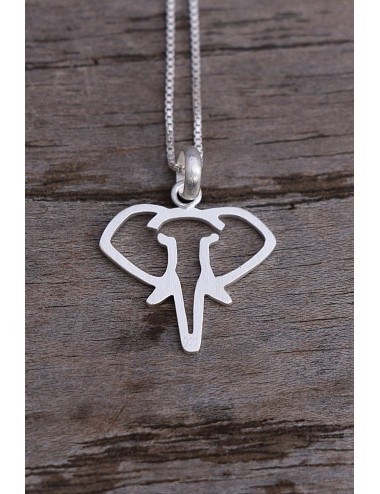 Delight Elephant Silver Necklace