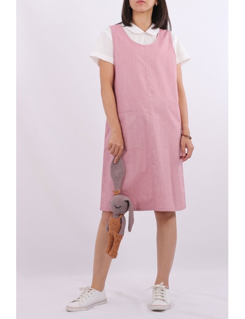 Verona Jumper Dress, Pink