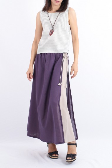 Vandas Cotton Skirt, Purple