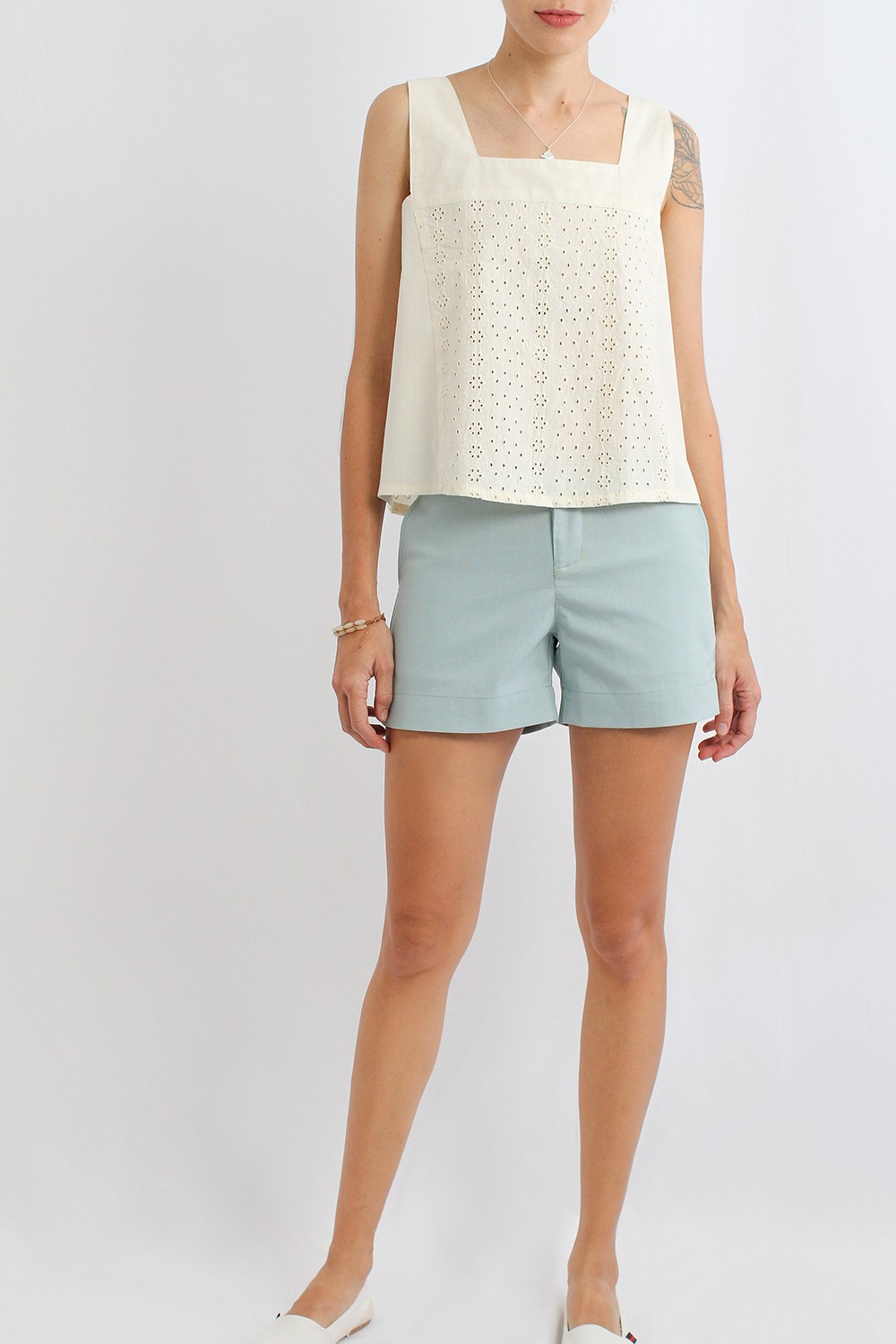 Ray Cotton Linen Shorts,...