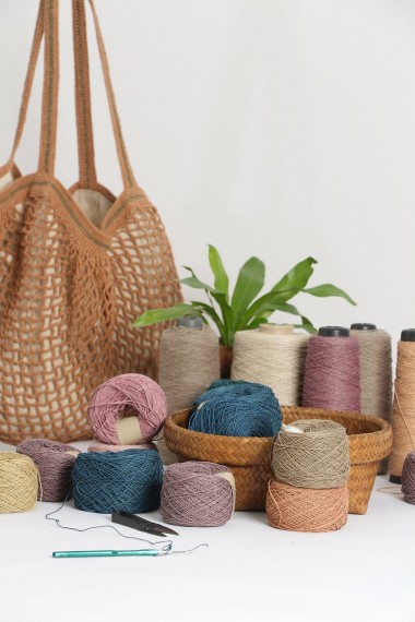 [New Colors] Natural Dyed Cotton Hemp Yarn