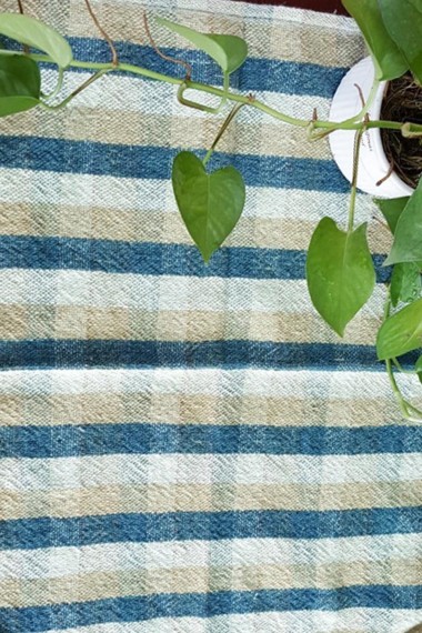 Natural Dyed Checker Cotton...