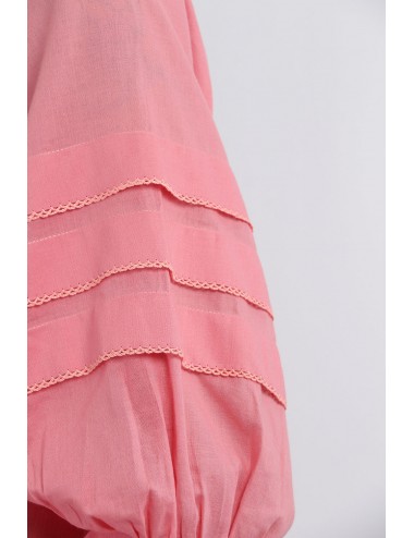Floret Cotton Dress, Pink