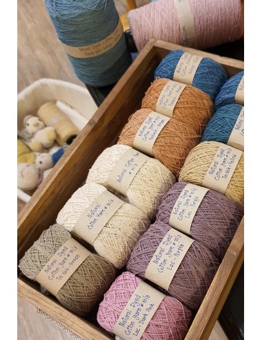 Natural Dyed Cotton Yarn