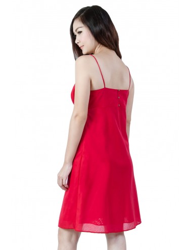 Love Me Cotton Dress, Red