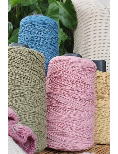 Natural Dyed Cotton Yarn, Cone 250 g.