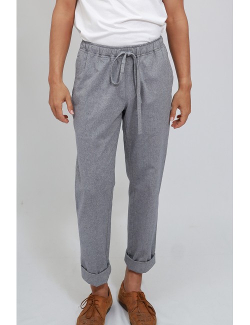 Songkran Cotton Pants, Grey