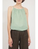 June Cotton Tank Top, Green