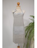 Natural Dyed Cotton Apron,...